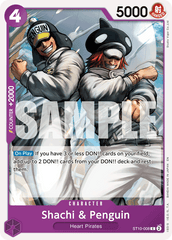 Shachi & Penguin - ST10-008 - Common (Reprint) - Ultra Deck: The Three Captains