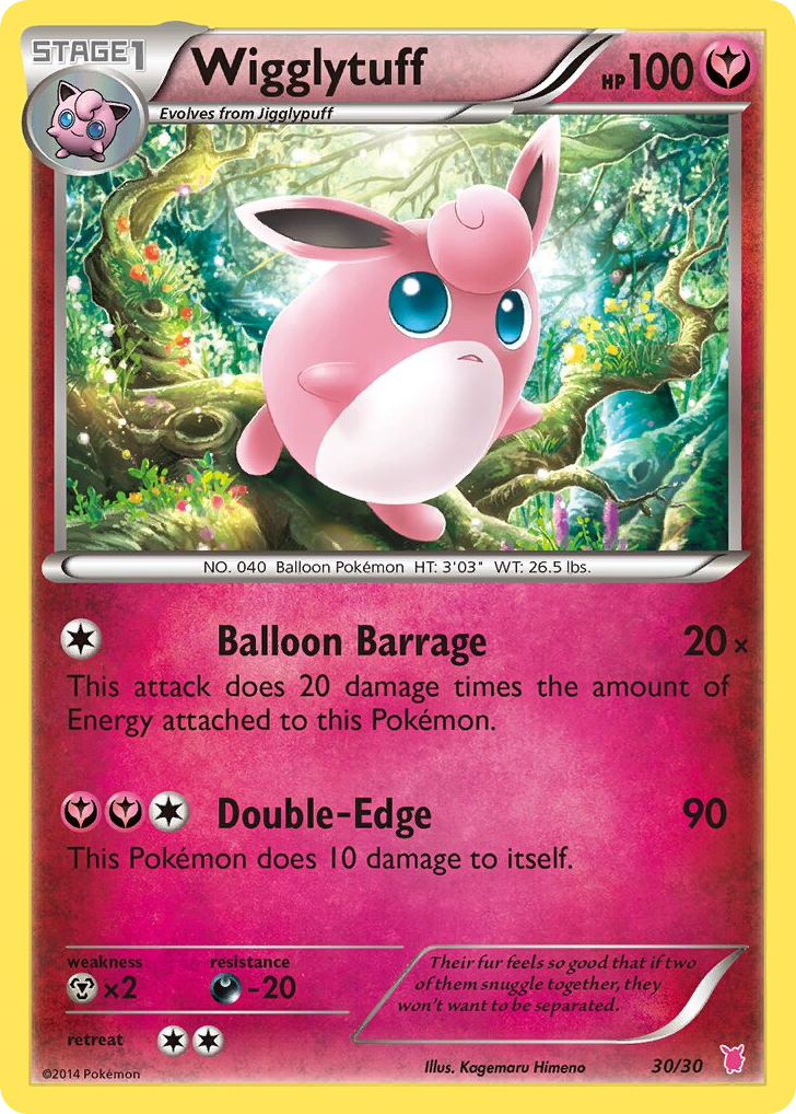 Wigglytuff - 30/30 - XY Trainer Kit Wigglytuff