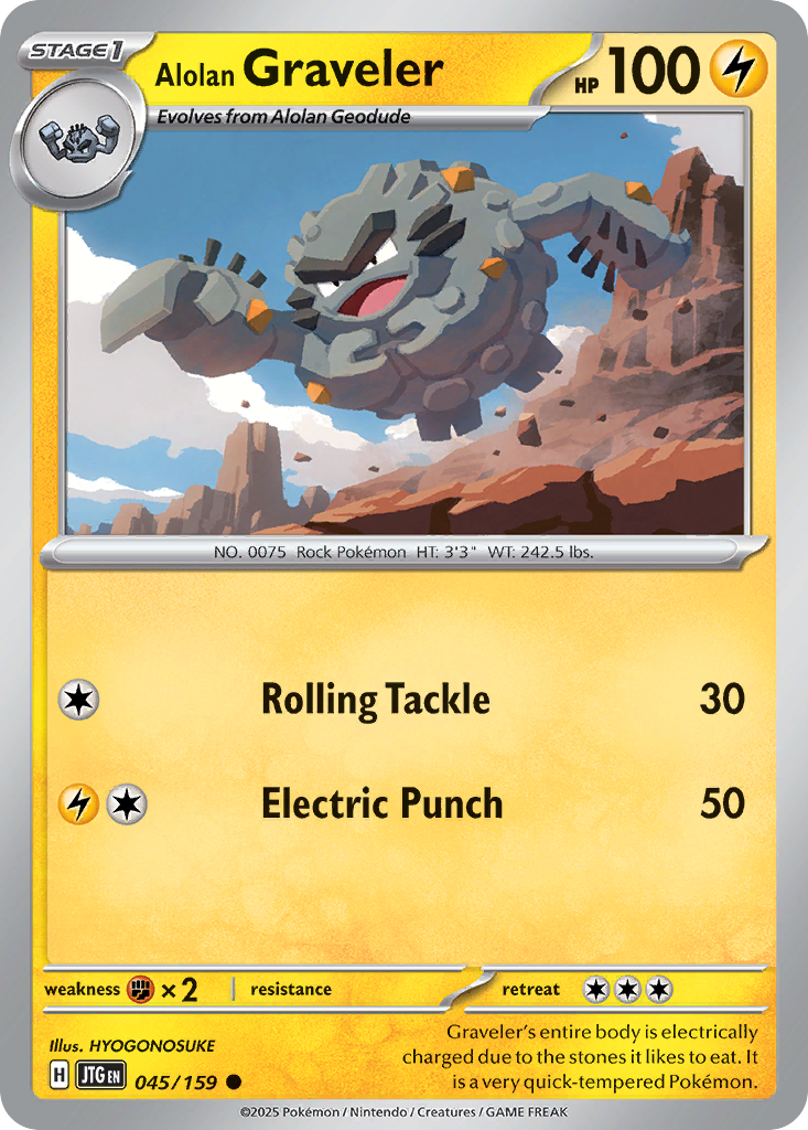 Alolan Graveler - 045/159 - Journey Together