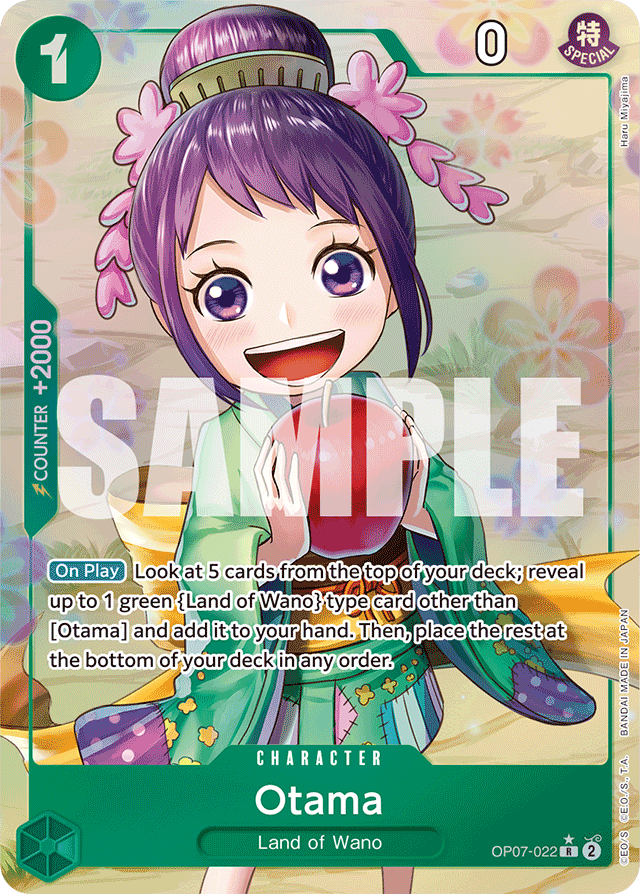 Otama - OP07-022 - Rare (Alternate Art) - 500 Years In The Future