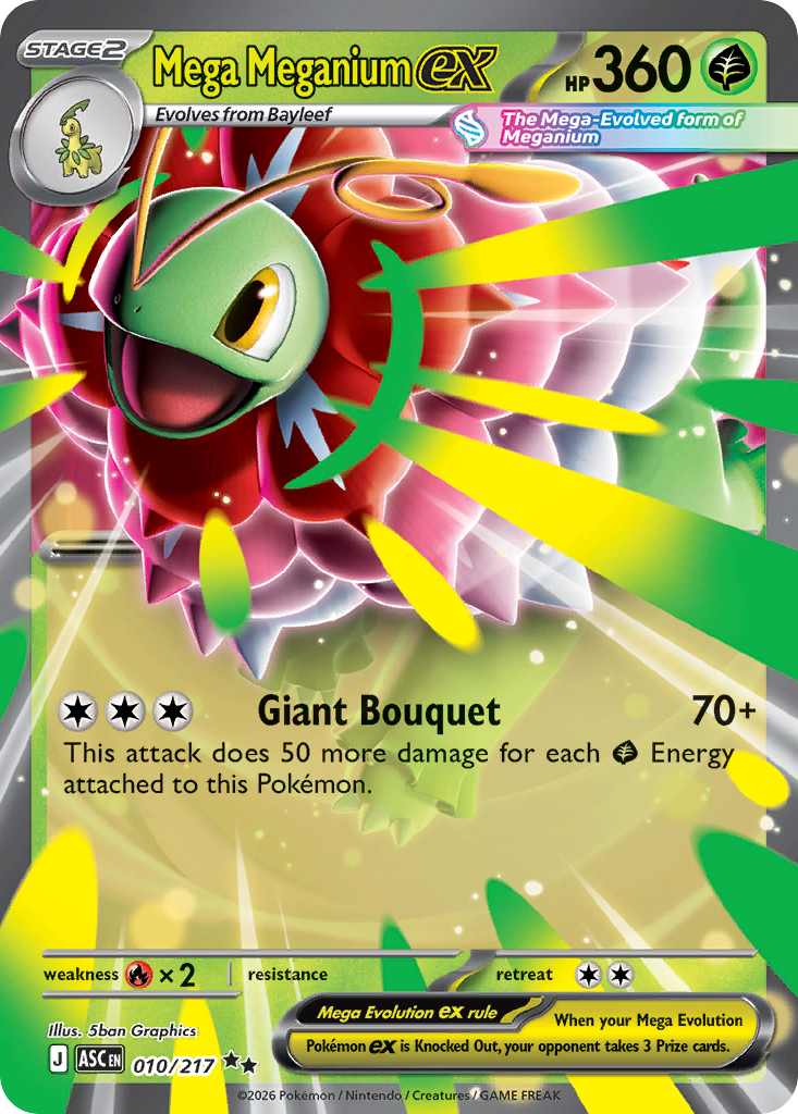 Mega Meganium ex - 010/217 - Ascended Heroes