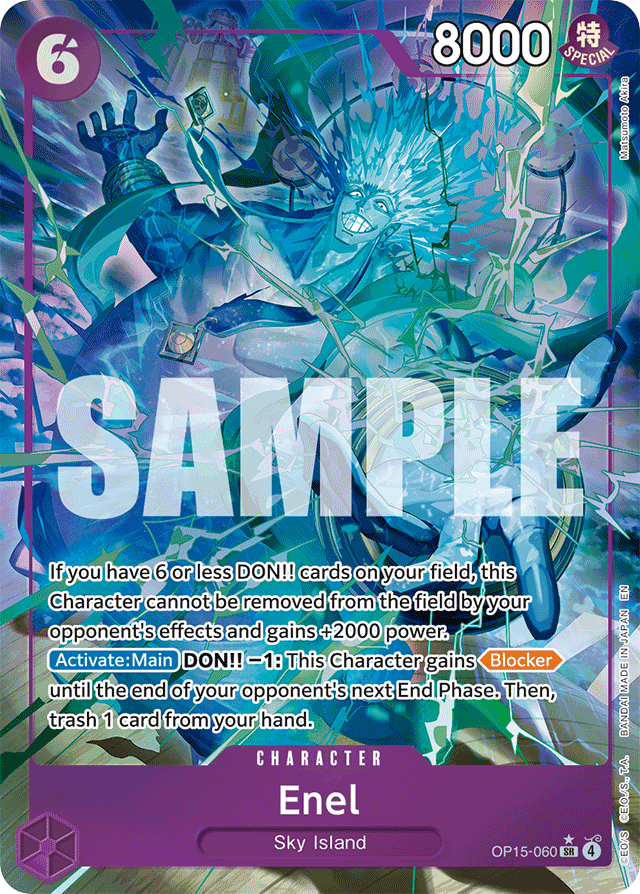 Enel - OP15-060 - Super Rare (Alternate Art) - Adventure on Kami's Island