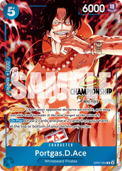 Portgas.D.Ace - OP07-053 - Rare (Championship Stamp) - 500 Years In The Future