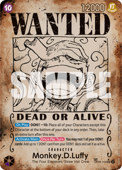 Monkey.D.Luffy - OP05-119 - Secret Rare (Wanted Poster) - Awakening of the New Era