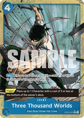Three Thousand Worlds - OP03-057 - Rare (Premium Alt Art) - Pillars of Strength
