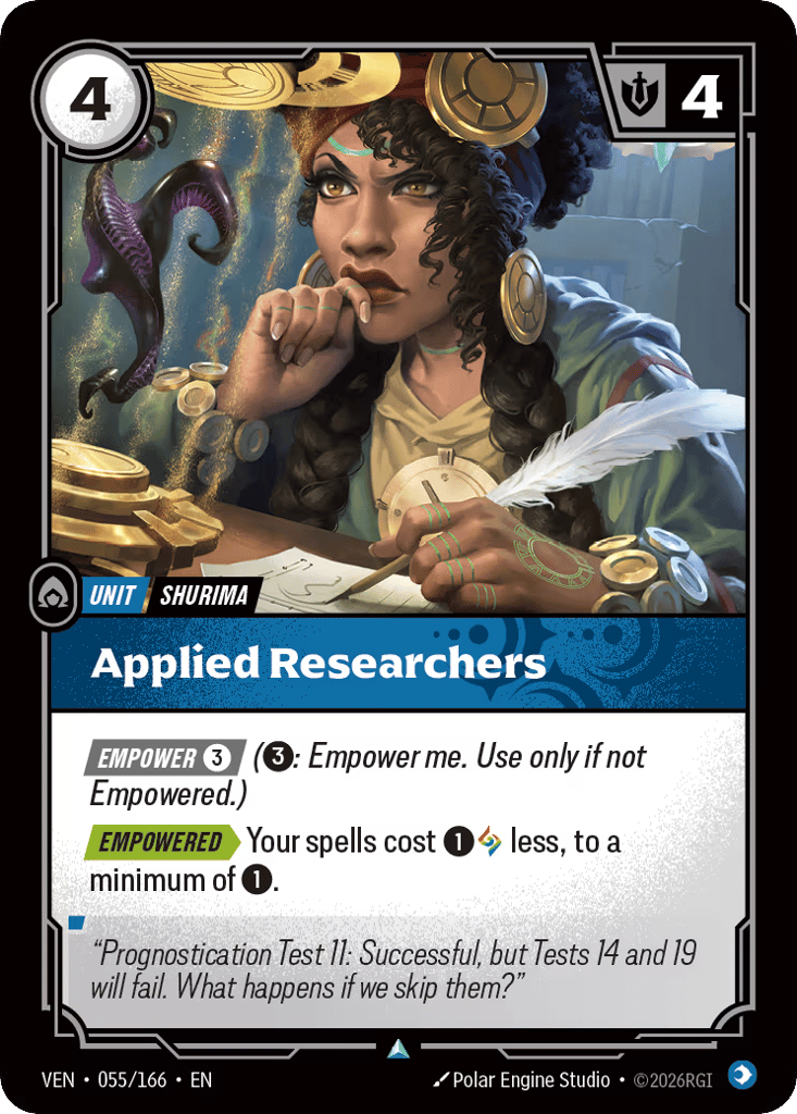 Applied Researchers - 055/166 - Uncommon - Vendetta