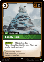 Lonely Poro - 036/221 - Common - Spiritforged
