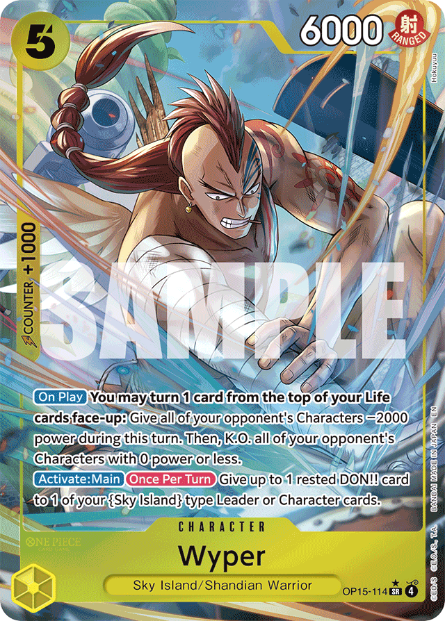 Wyper - OP15-114 - Super Rare (Alternate Art) - Adventure on Kami's Island