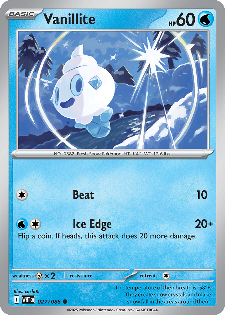 Vanillite - 27/86 - White Flare