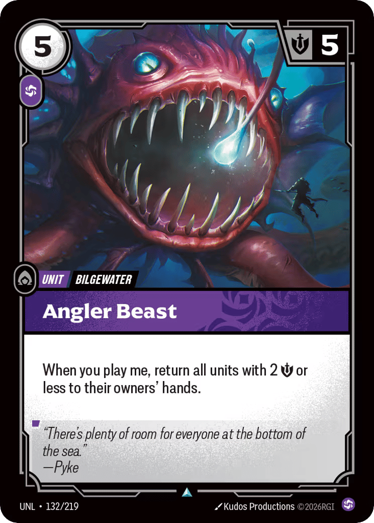 Angler Beast - 132/219 - Uncommon - Unleashed