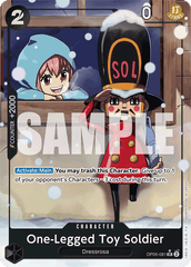 One-Legged Toy Soldier - OP05-081 - Uncommon (Premium Alt Art) - Awakening of the New Era