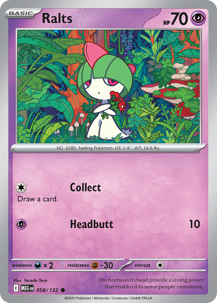 Ralts - 058/132 - Mega Evolution