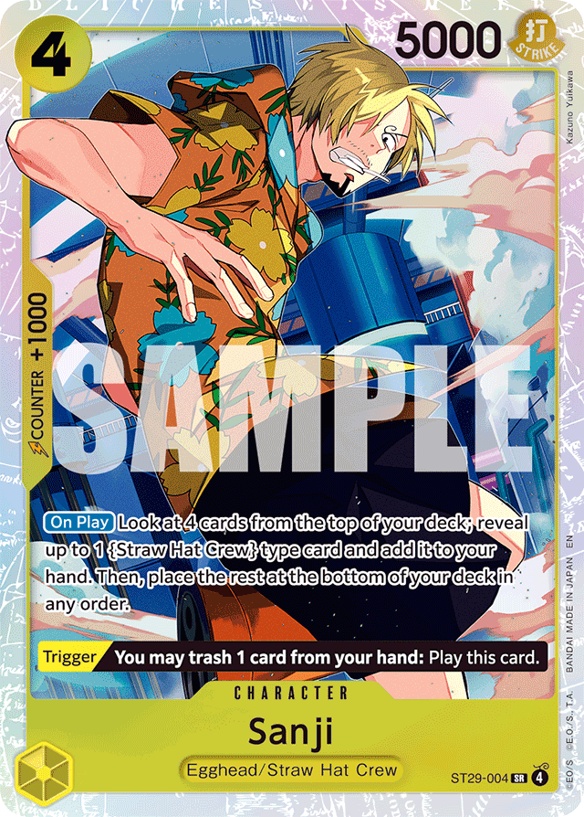 Sanji - ST29-004 - Super Rare - Egghead