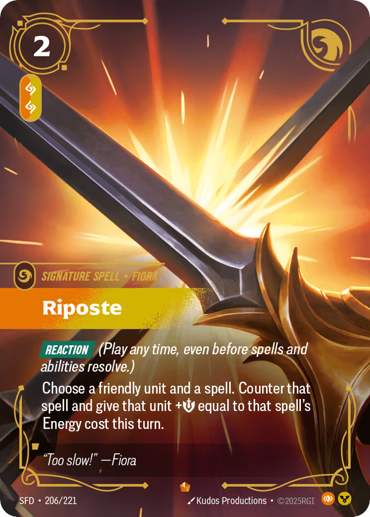 Riposte - 206/221 - Epic - Spiritforged