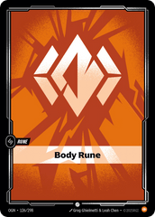 Body Rune - 126/298 - Common - Origins