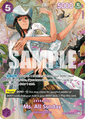 Ms. All Sunday - OP04-064 - Super Rare (Special Alternate Art) - Kingdoms of Intrigue