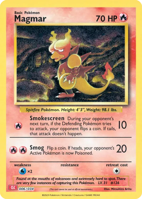 Magmar - 06/34 - Pokémon TCG Classic - Charizard