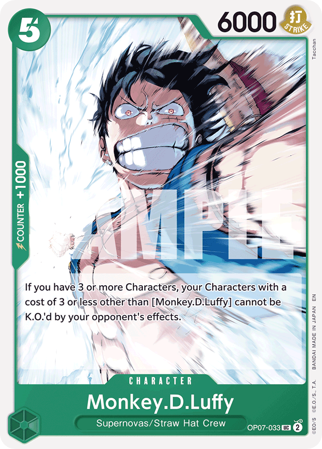 Monkey.D.Luffy - OP07-033 - Uncommon (Reprint) - 500 Years In The Future