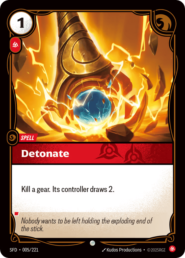 Detonate - 005/221 - Common - Spiritforged