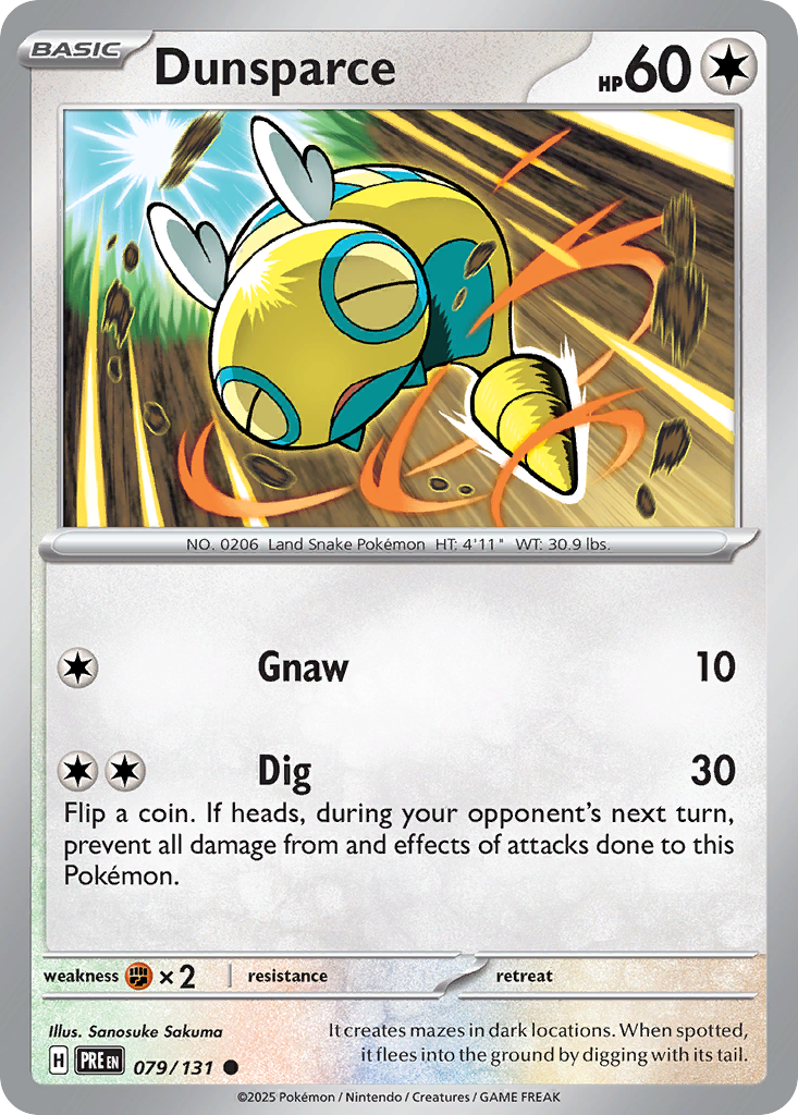 Dunsparce - 079/131 - Prismatic Evolutions