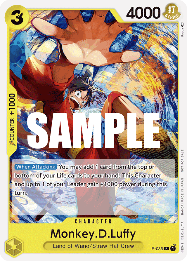 Monkey.D.Luffy - P-036 - Promo - Promos