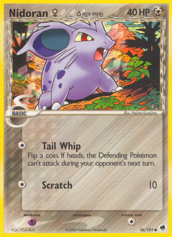 Nidoran ♀ δ - 056/101 - Dragon Frontiers