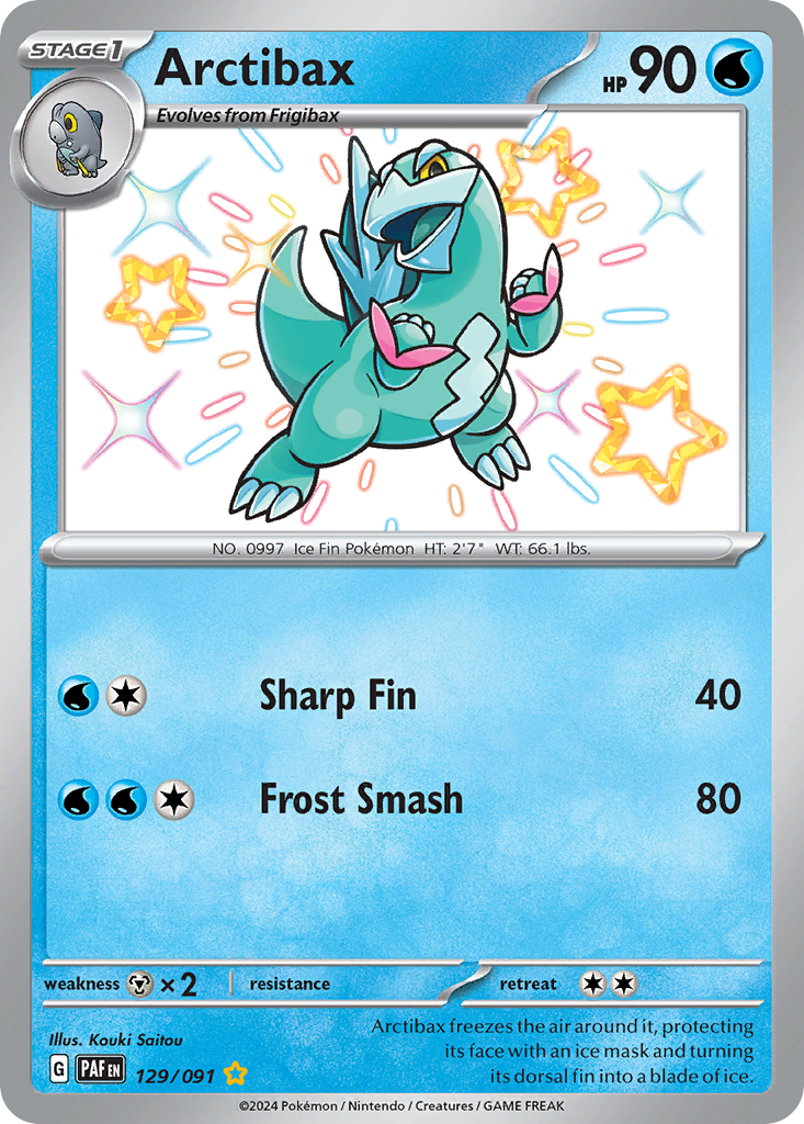 Arctibax - 129/91 - Paldean Fates