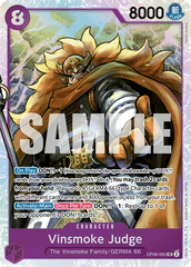 Vinsmoke Judge - OP06-062 - Super Rare - Wings of the Captain