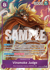 Vinsmoke Judge - OP06-062 - Super Rare (Alternate Art) - Wings of the Captain