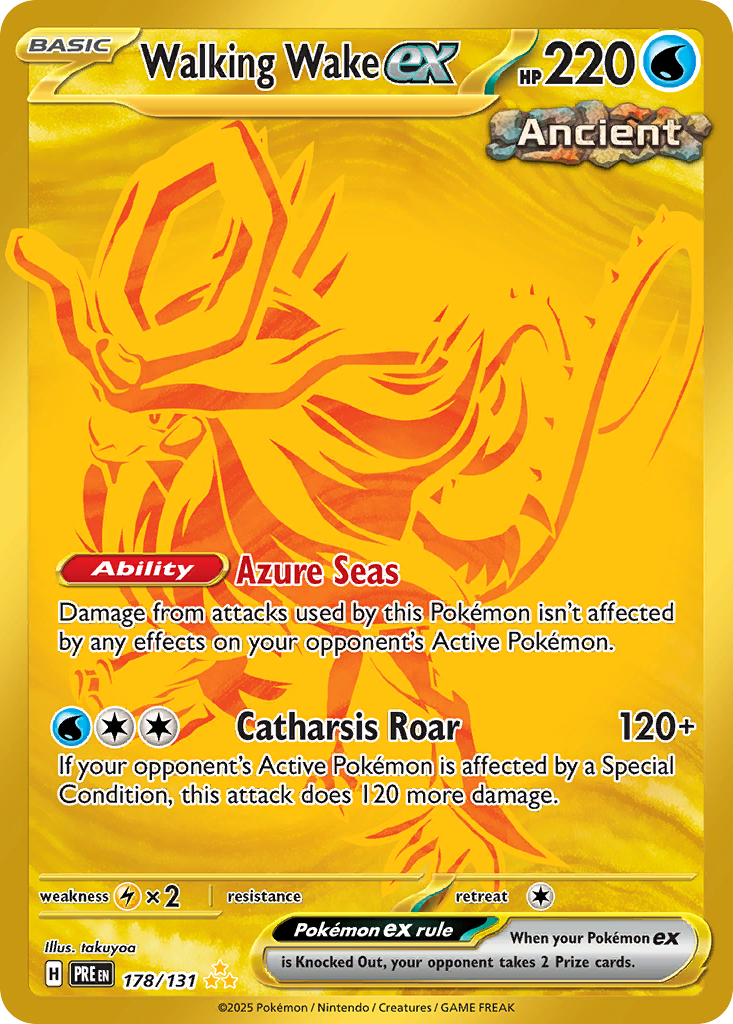 Walking Wake ex - 178/131 - Prismatic Evolutions