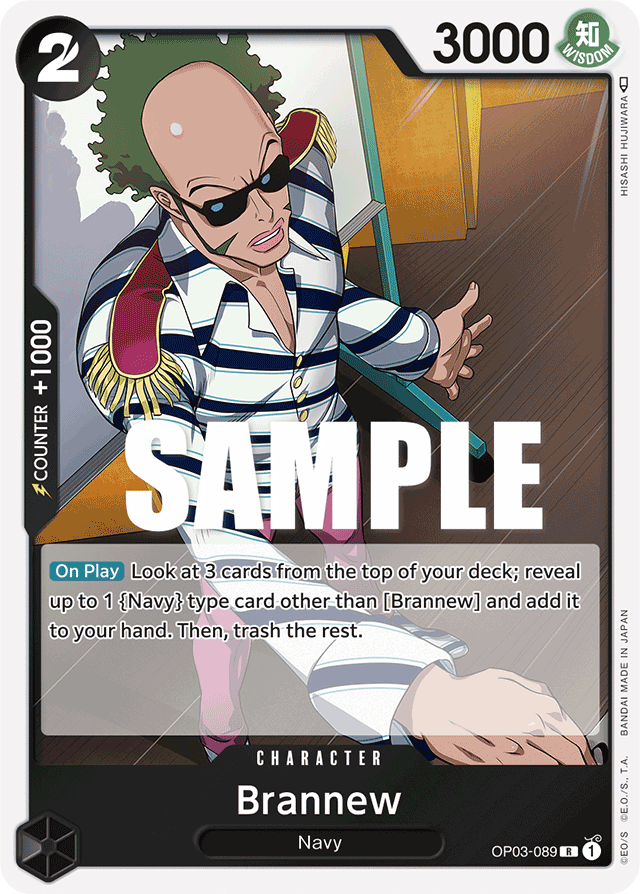 Brannew - OP03-089 - Rare - Pillars of Strength