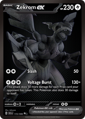 Zekrom ex - 172/86 - Black Bolt
