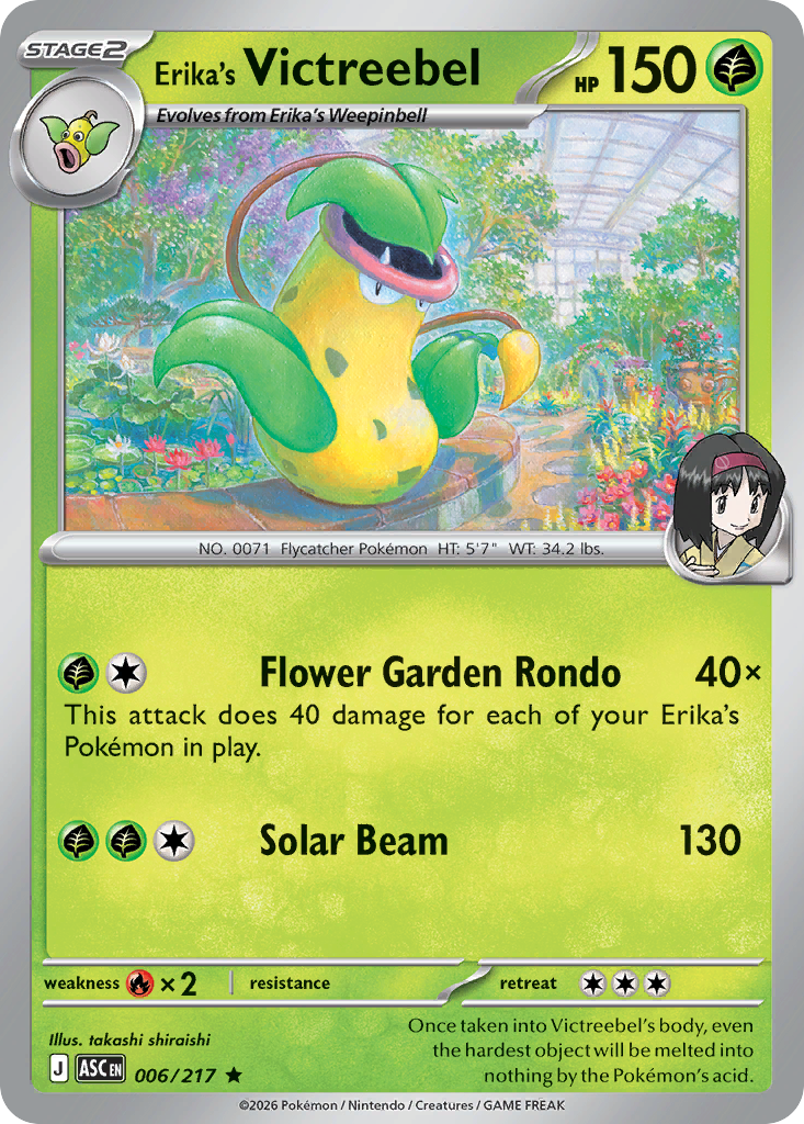 Erika's Victreebel - 006/217 - Ascended Heroes