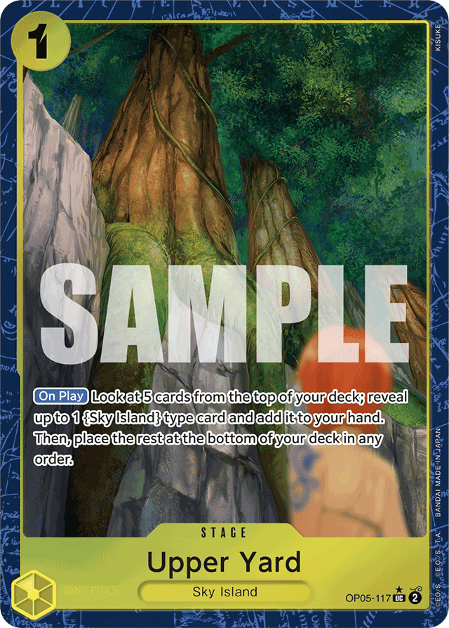 Upper Yard - OP05-117 - Uncommon (Premium Alt Art) - Awakening of the New Era