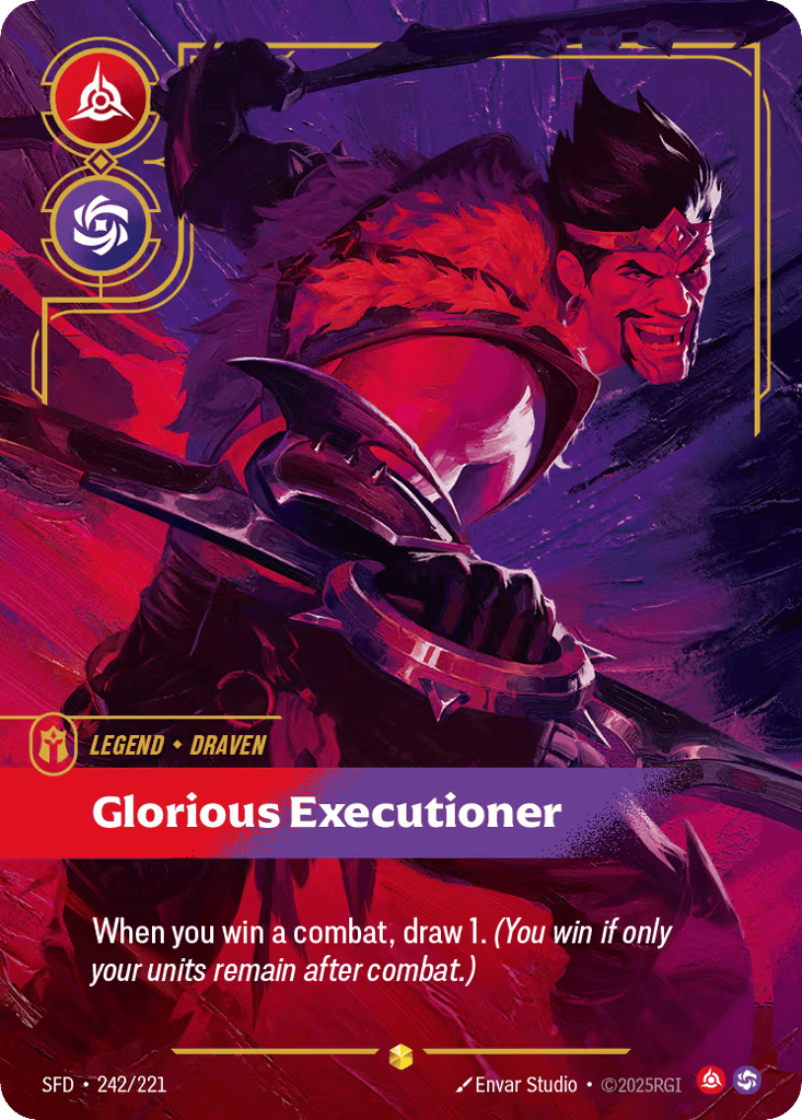 Glorious Executioner - 242/221 - Showcase - Spiritforged
