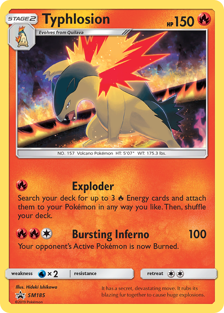 Typhlosion - SM185 - SM Black Star Promos