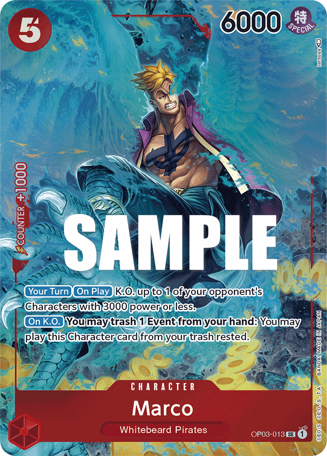 Marco - OP03-013 - Super Rare (Alternate Art) - Pillars of Strength