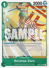Roronoa Zoro - OP07-034 - Uncommon (Reprint) - 500 Years In The Future