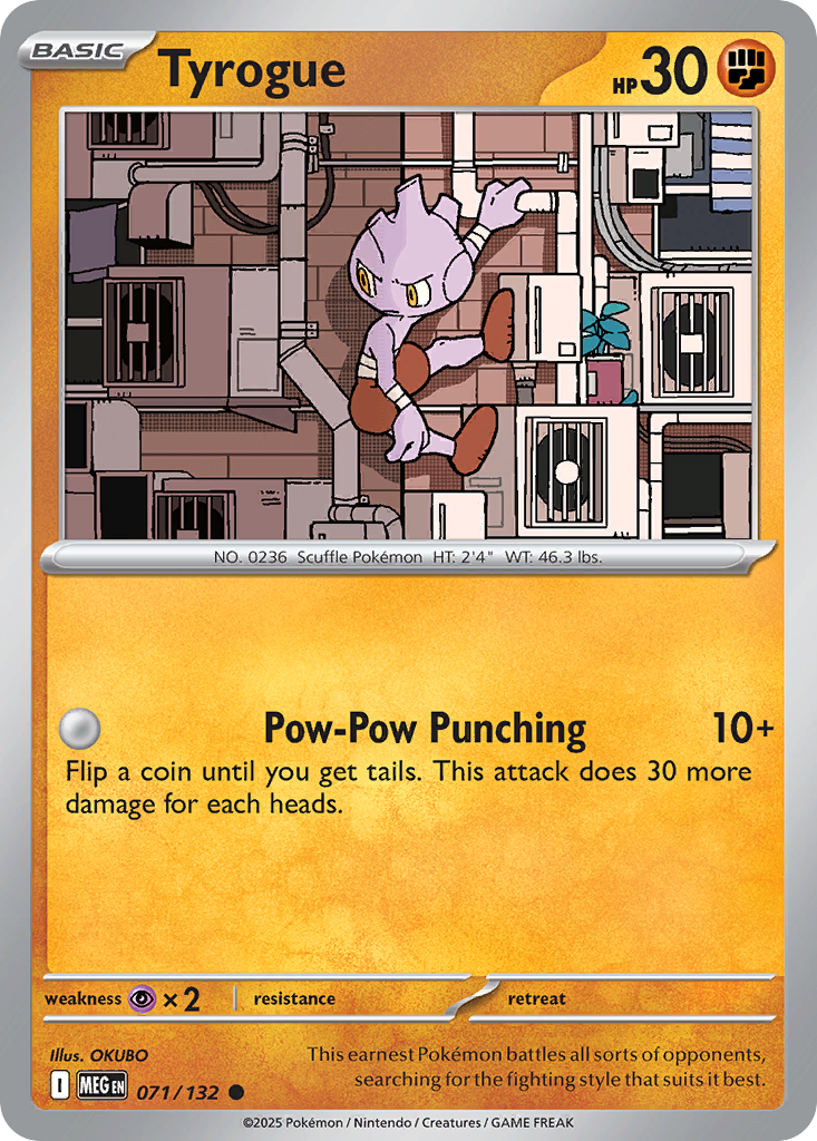 Tyrogue - 071/132 - Mega Evolution