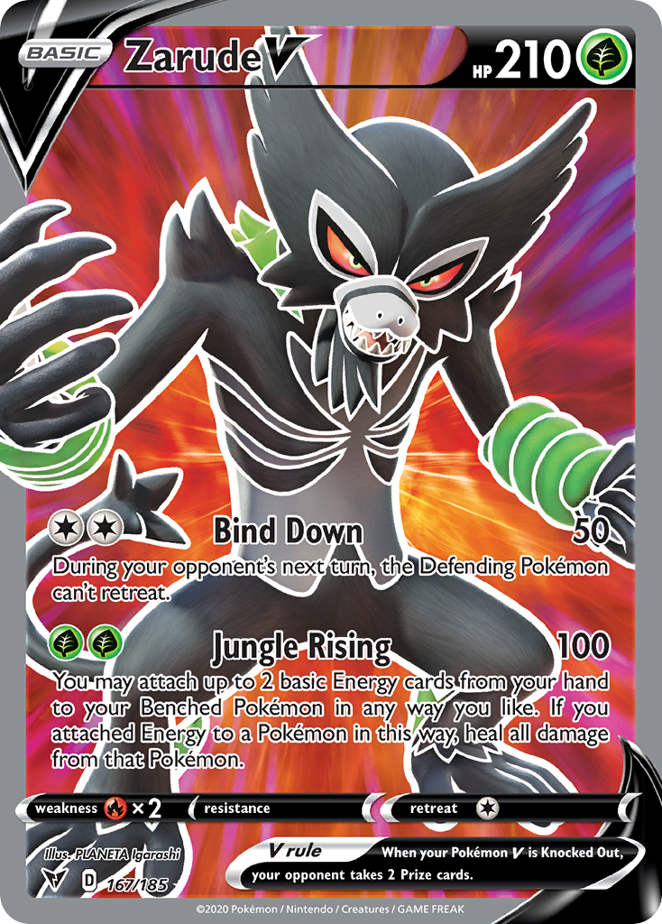 Zarude V - 167/185 - Vivid Voltage