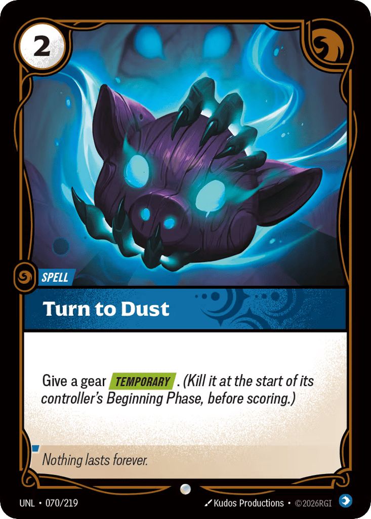 Turn To Dust - 070/219 - Common - Unleashed