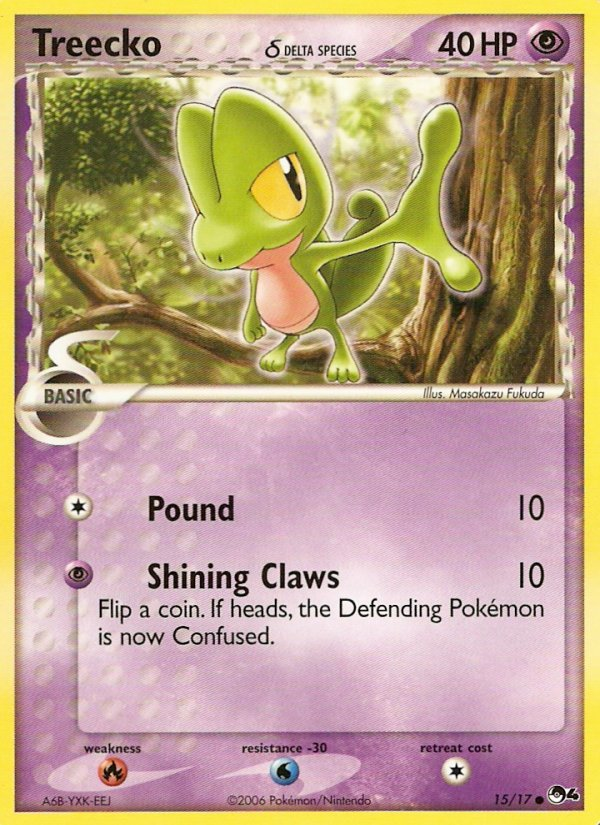 Treecko δ - 15/17 - POP Series 4
