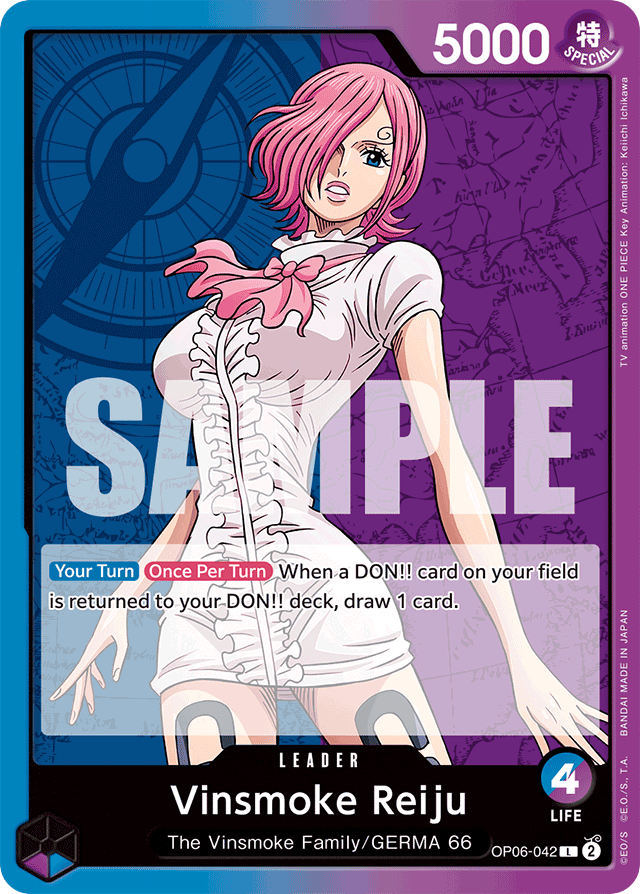Vinsmoke Reiju - OP06-042 - Leader - Wings of the Captain