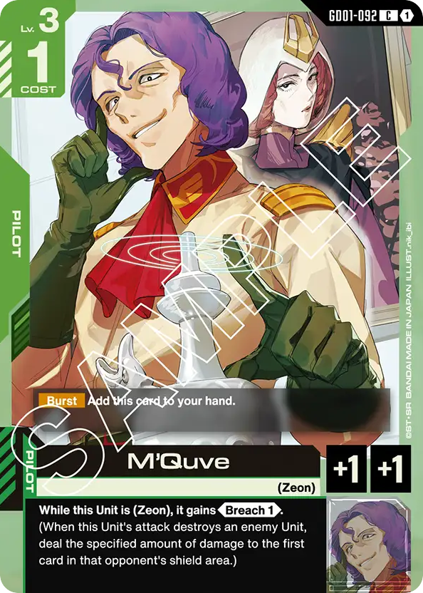 M'Quve - GD01-092 - Common - Newtype Rising