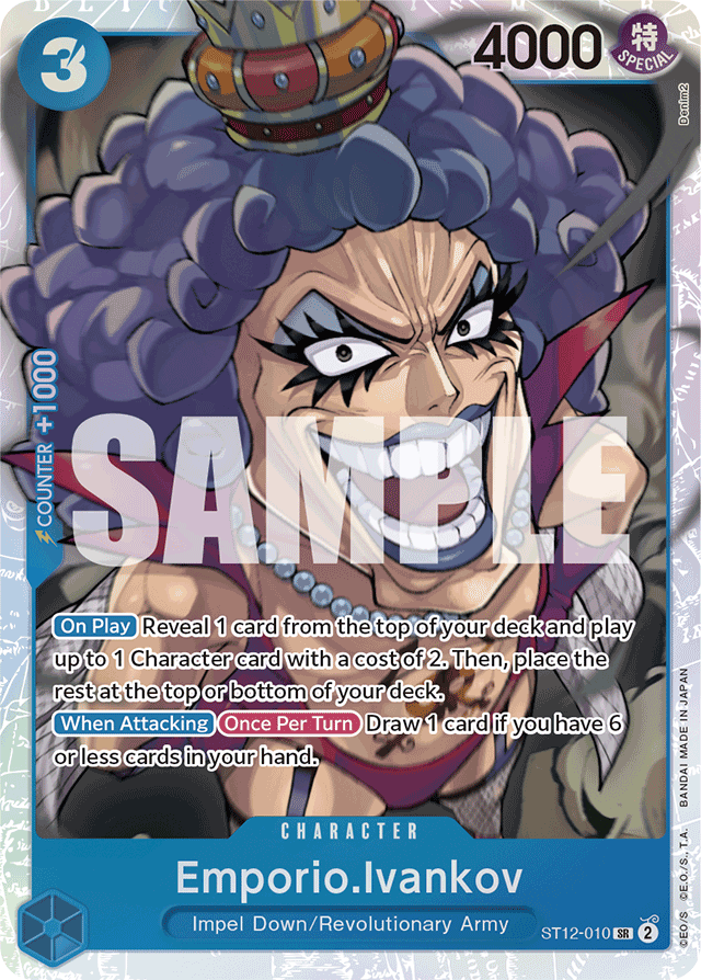Emporio.Ivankov - ST12-010 - Super Rare - Zoro and Sanji