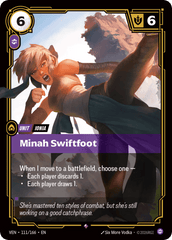 Minah Swiftfoot - 111/166 - Rare - Vendetta