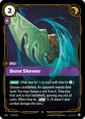 Bone Skewer - 139/219 - Rare - Unleashed