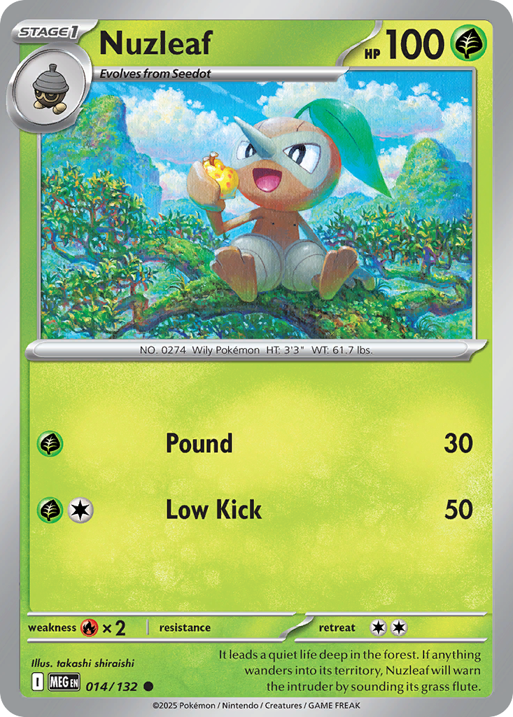 Nuzleaf - 014/132 - Mega Evolution