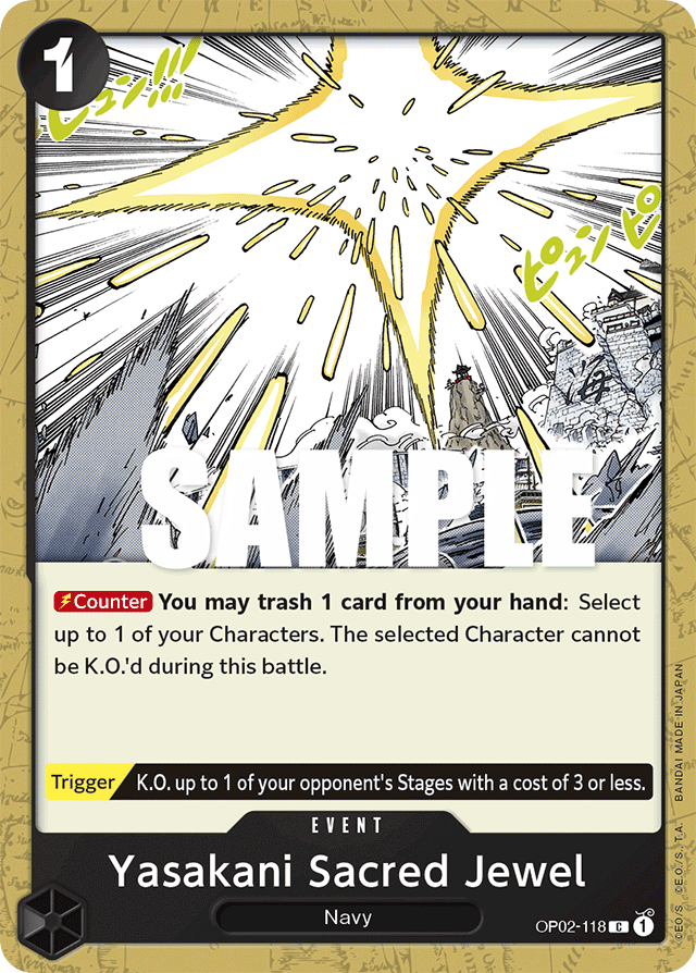 Yasakani Sacred Jewel - OP02-118 - Common - Paramount War