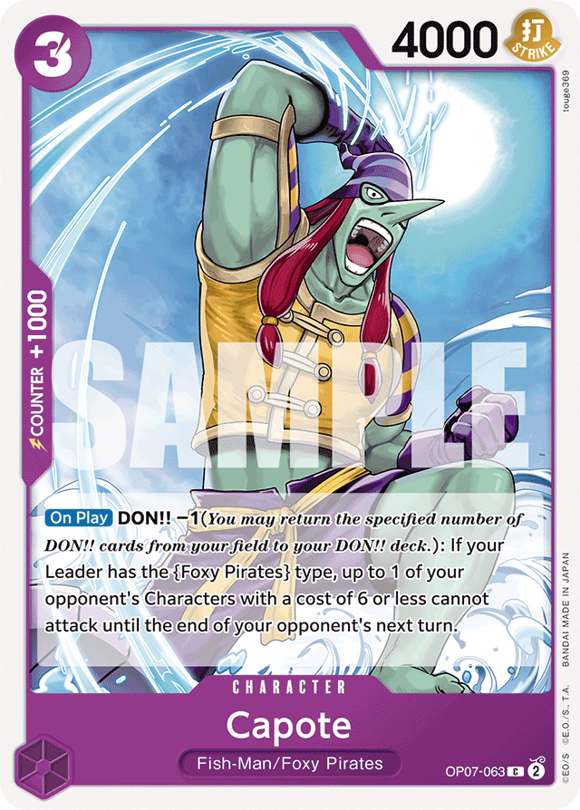 Capote - OP07-063 - Common - 500 Years In The Future